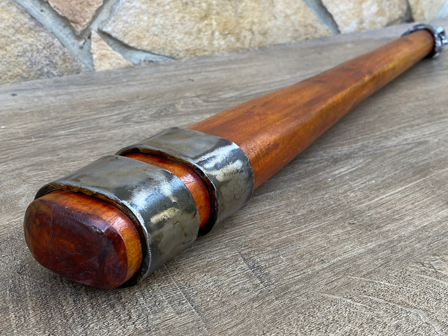 Custom listing for William: walking cane, rubber tip, 4 rings, 40" length