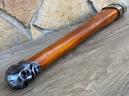 Custom listing for William: walking cane, rubber tip, 4 rings, 40" length