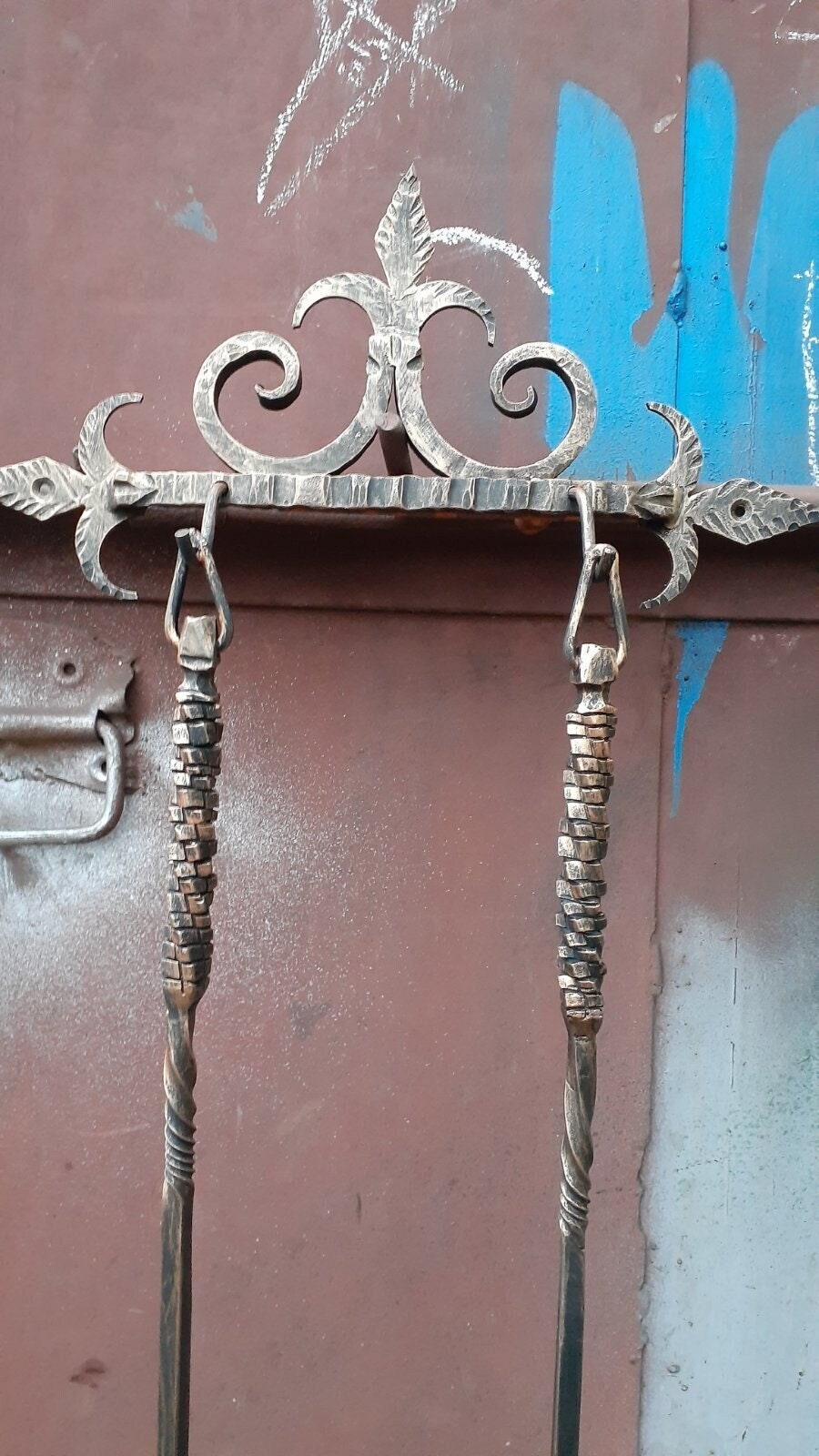 Fireplace tools, fireplace, fire poker, steel gift, birthday, anniversary, Christmas, mens gift, BBQ, fire pit, Fathers Day, grilling gift