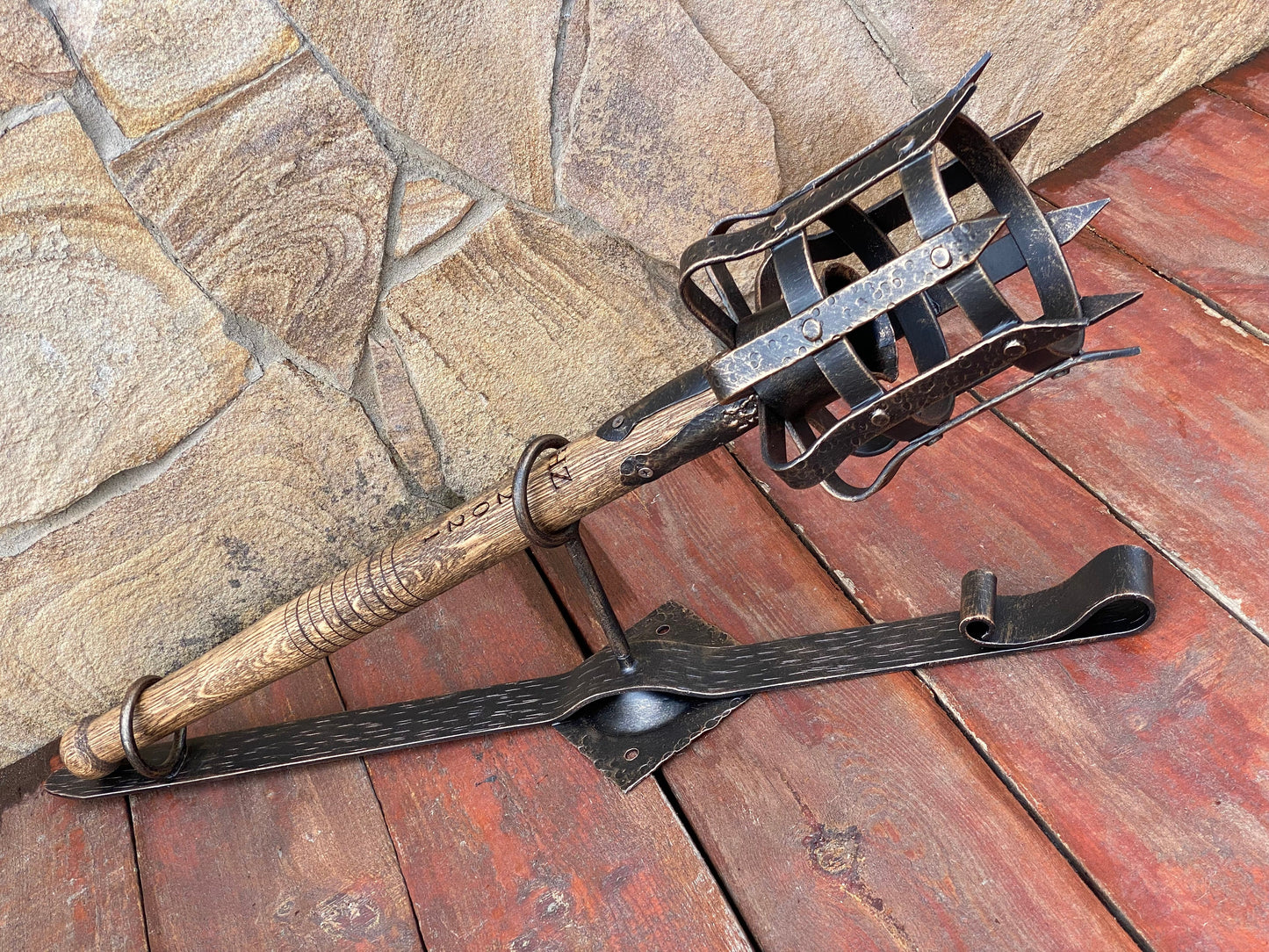 Candle holder, torch, medieval torch, fire torch, torch candle holder, wall torch, wedding decor, wall sconce, viking torch, birthday,sconce