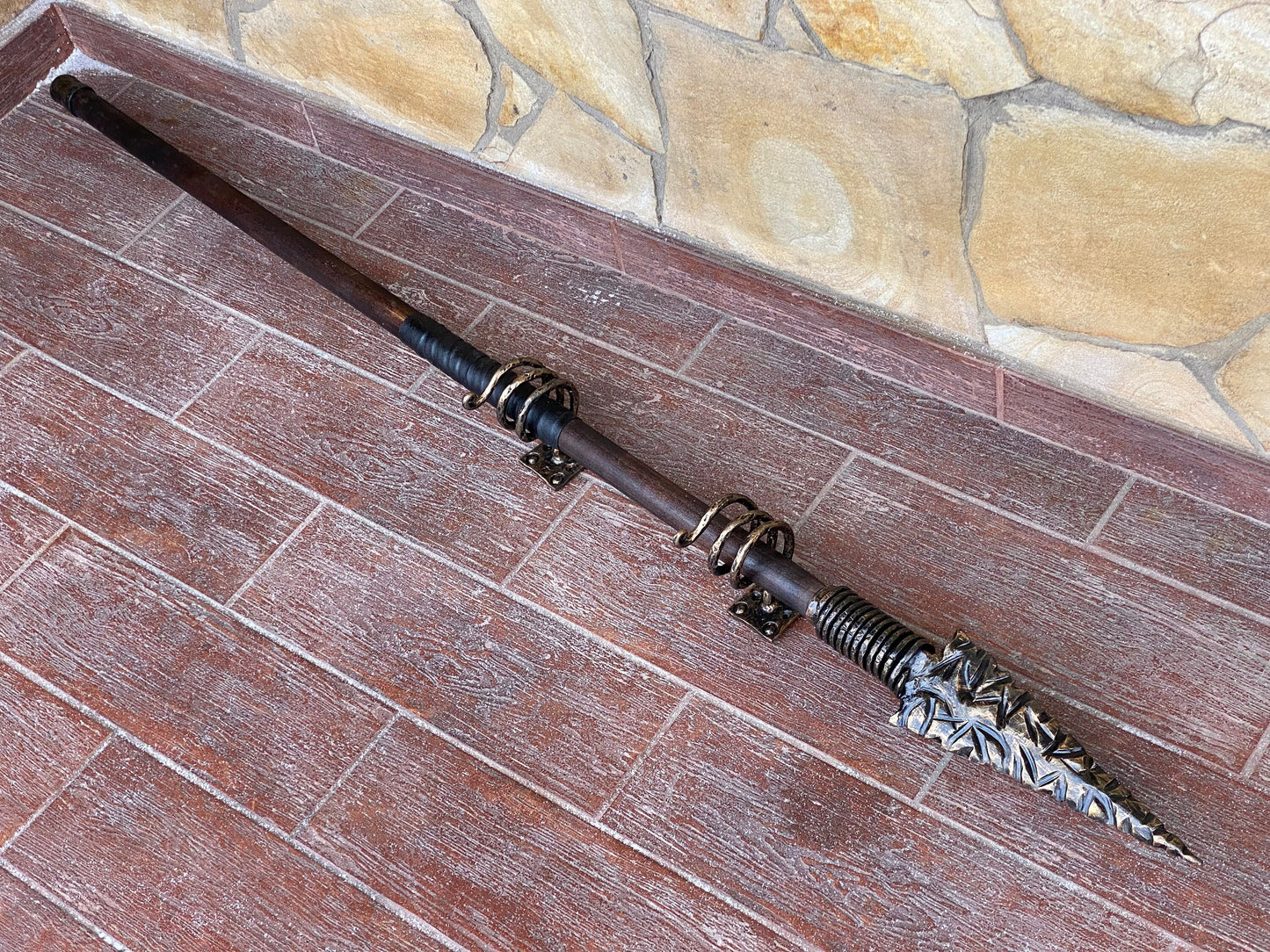 Viking spear, medieval spear, spear, birthday, viking, castle, Middle Ages, Christmas, gift for men, anniversary, personalized gift, trident