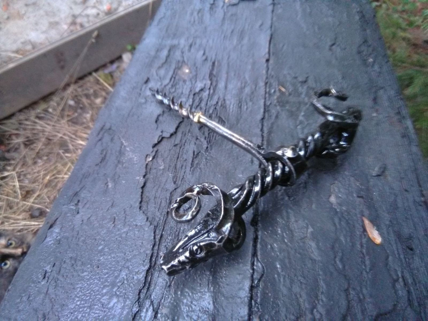 Corkscrew, cork screw, bottle opener, steel gift for him, wine lover, 11th anniversary, steel anniversary, wine, birthday, anniversary,vodka