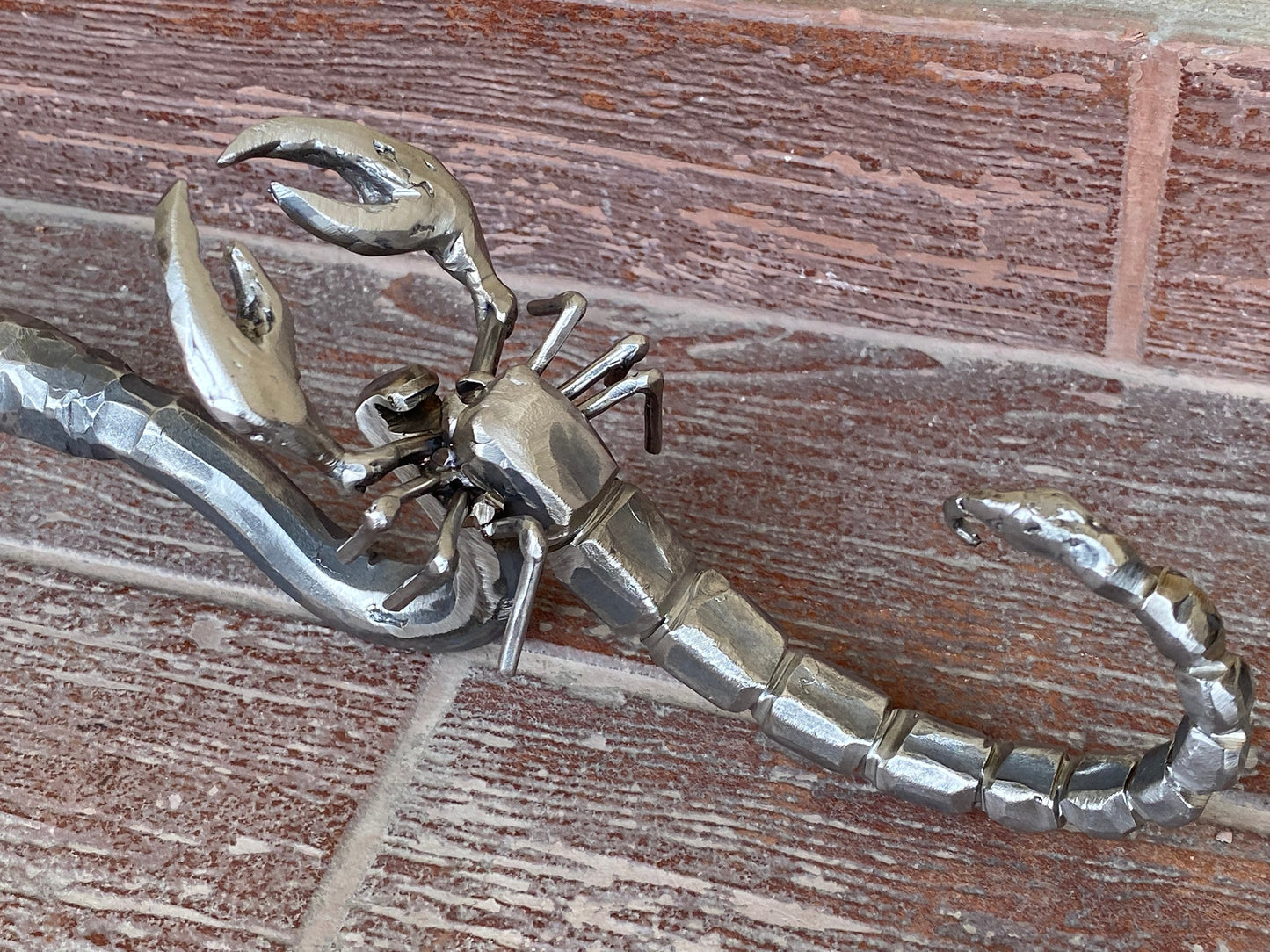 Stainless steel fire poker, scorpion, Halloween, Christmas, fire poker, birthday, firepoker, BBQ, fireplace, firewood, personalized gift,dad