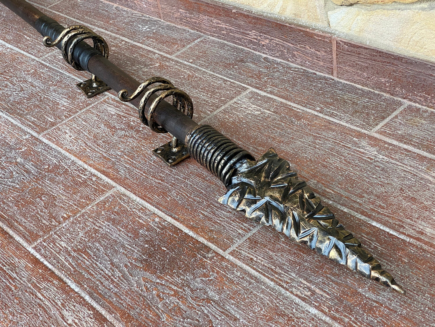 Viking spear, medieval spear, spear, birthday, viking, castle, Middle Ages, Christmas, gift for men, anniversary, personalized gift, trident