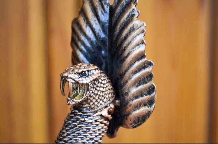 Door pull, snake, animal, poison, door handle, earth, lizard, birthday, anniversary, Christmas, room, barn, dining room, living room, forest