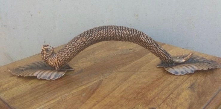 Door pull, snake, animal, poison, door handle, earth, lizard, birthday, anniversary, Christmas, room, barn, dining room, living room, forest