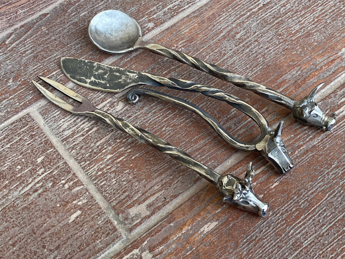BBQ, fork, spoon, knife, stainless steel, travel accessory, adventure, wanderlust, travel lover gift, mountain, cooking, travel, cutlery