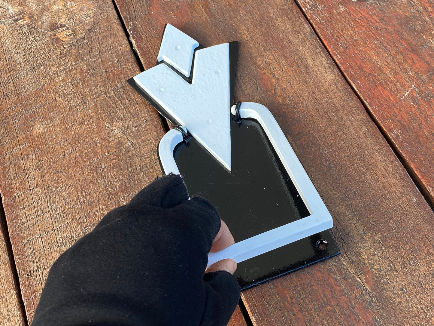 Gamer gift, door knocker, cosplay, video game, door pull, Christmas, door handle,birthday,anniversary,iron gift,personalized gift,steel gift