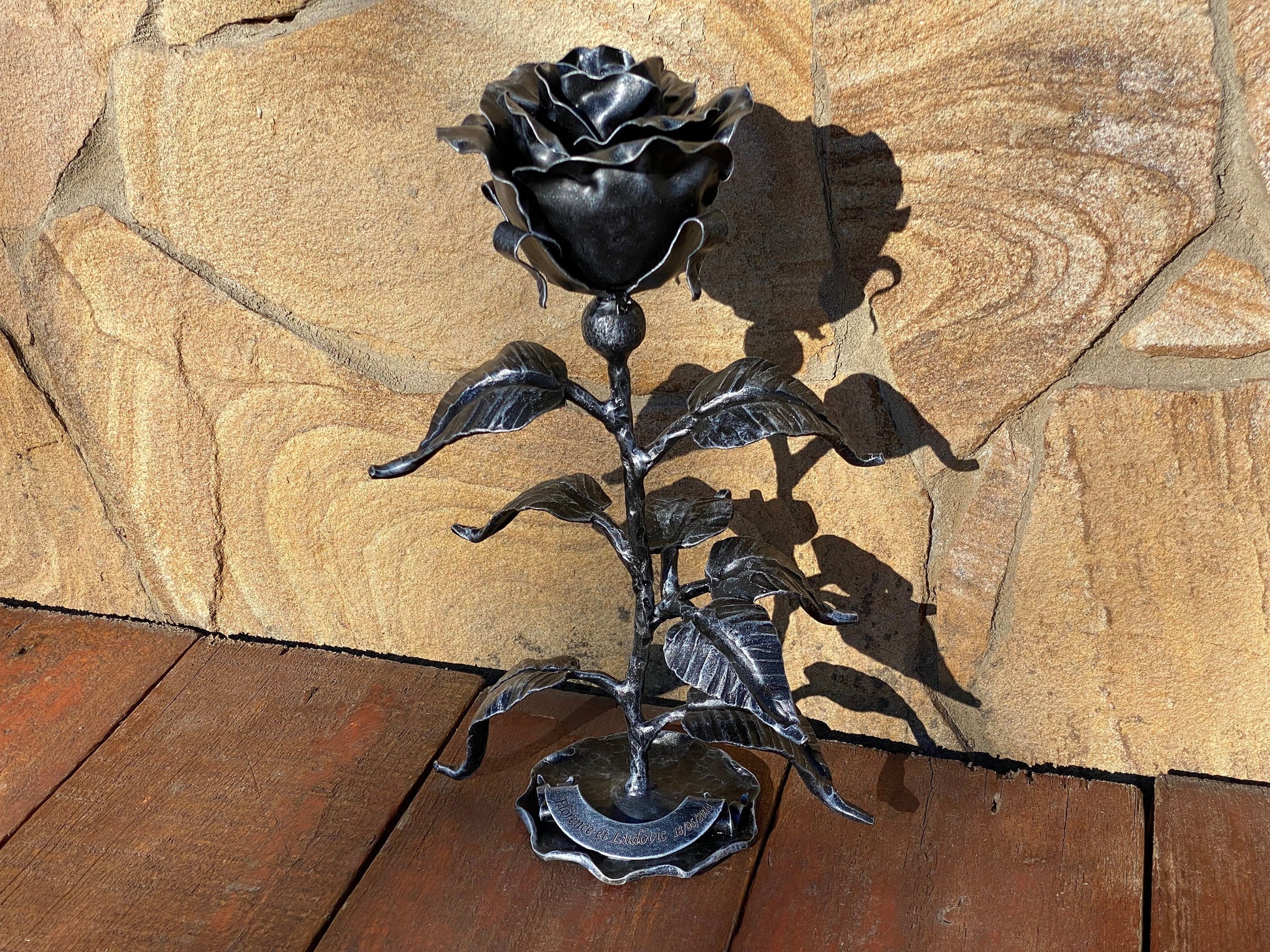 Personalized gift, iron rose, iron gift, 6th anniversary, iron anniversary, steel anniversary,11th anniversary,wedding anniversary,Christmas
