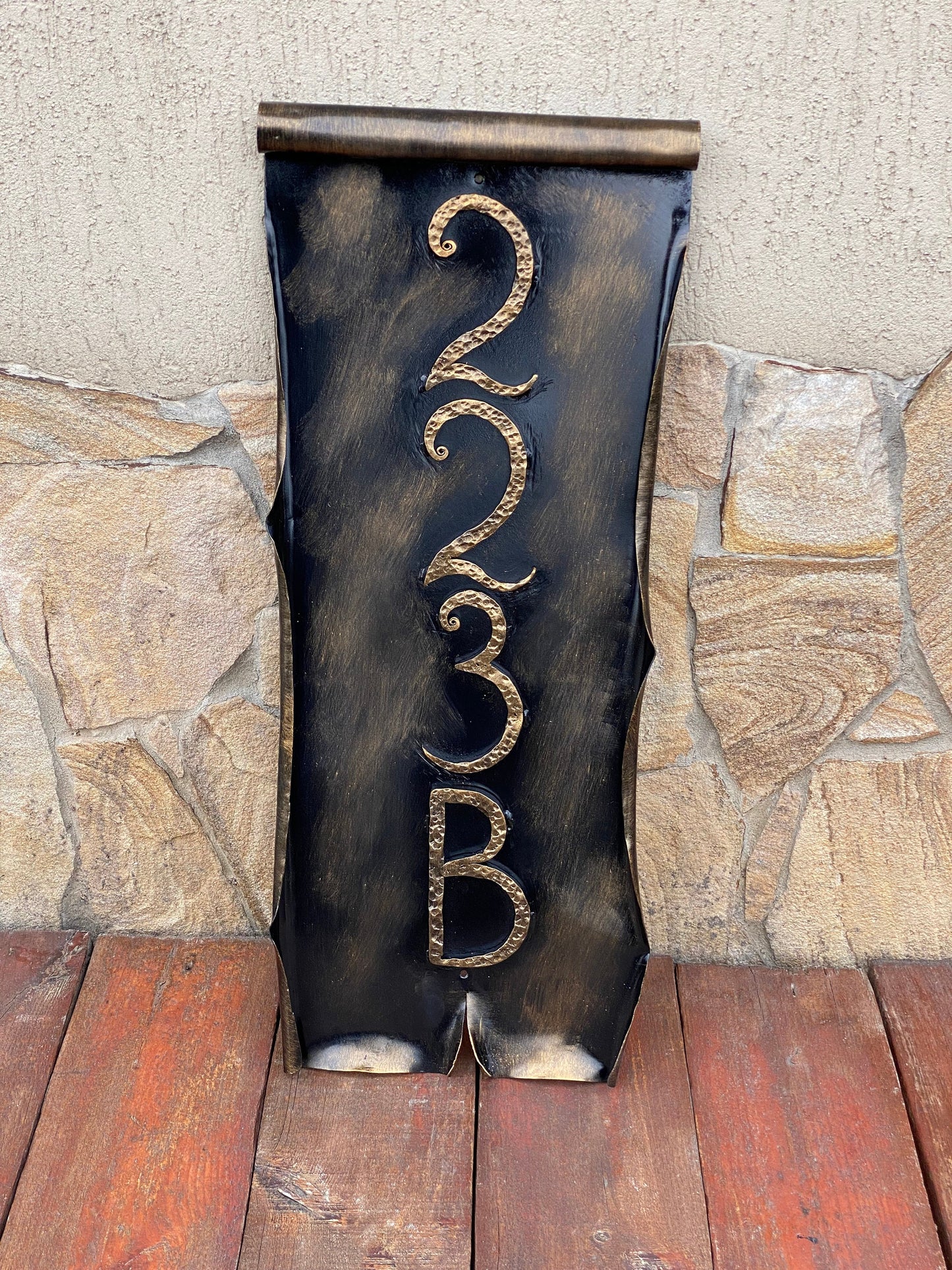 House number plaque, address plaque, metal plaque, Christmas, anniversary, birthday, wedding, groomsmen, bridesmaid, newlyweds, iron gift