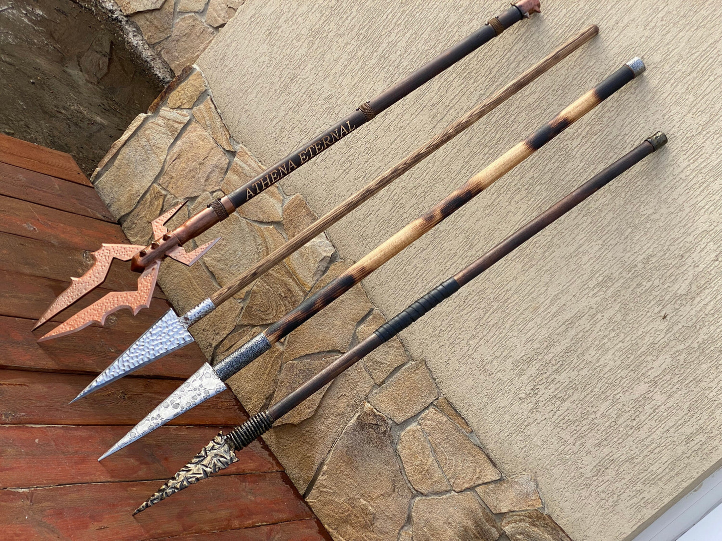 Viking spear, medieval spear, spear, birthday, viking, castle, Middle Ages, Christmas, gift for men, anniversary, personalized gift, trident