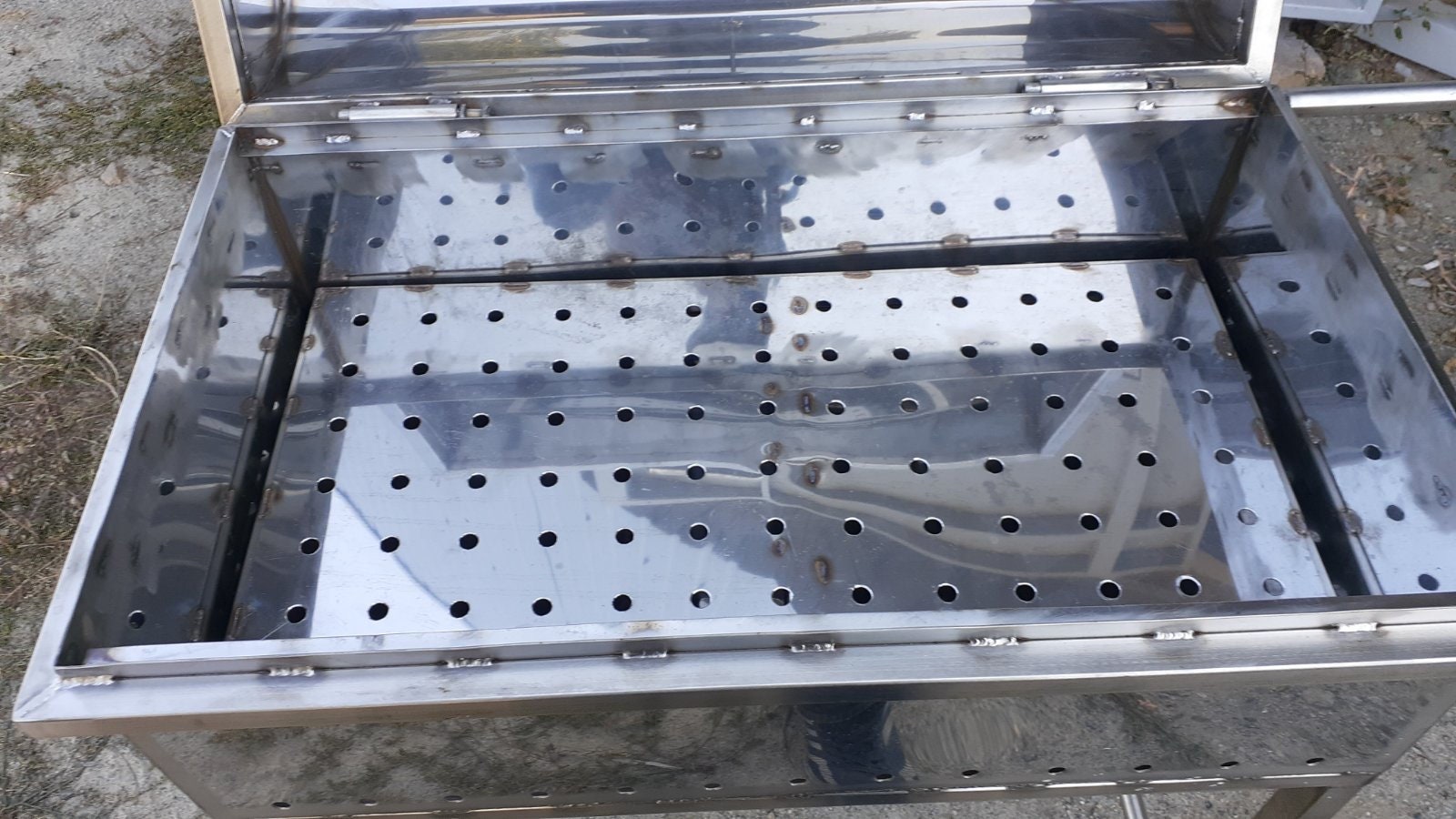 Grill, mangal, BBQ, camping, cooking equipment, bushcraft, stainless steel, fire pit, portable grill, camping fire pit,camping cooking grill