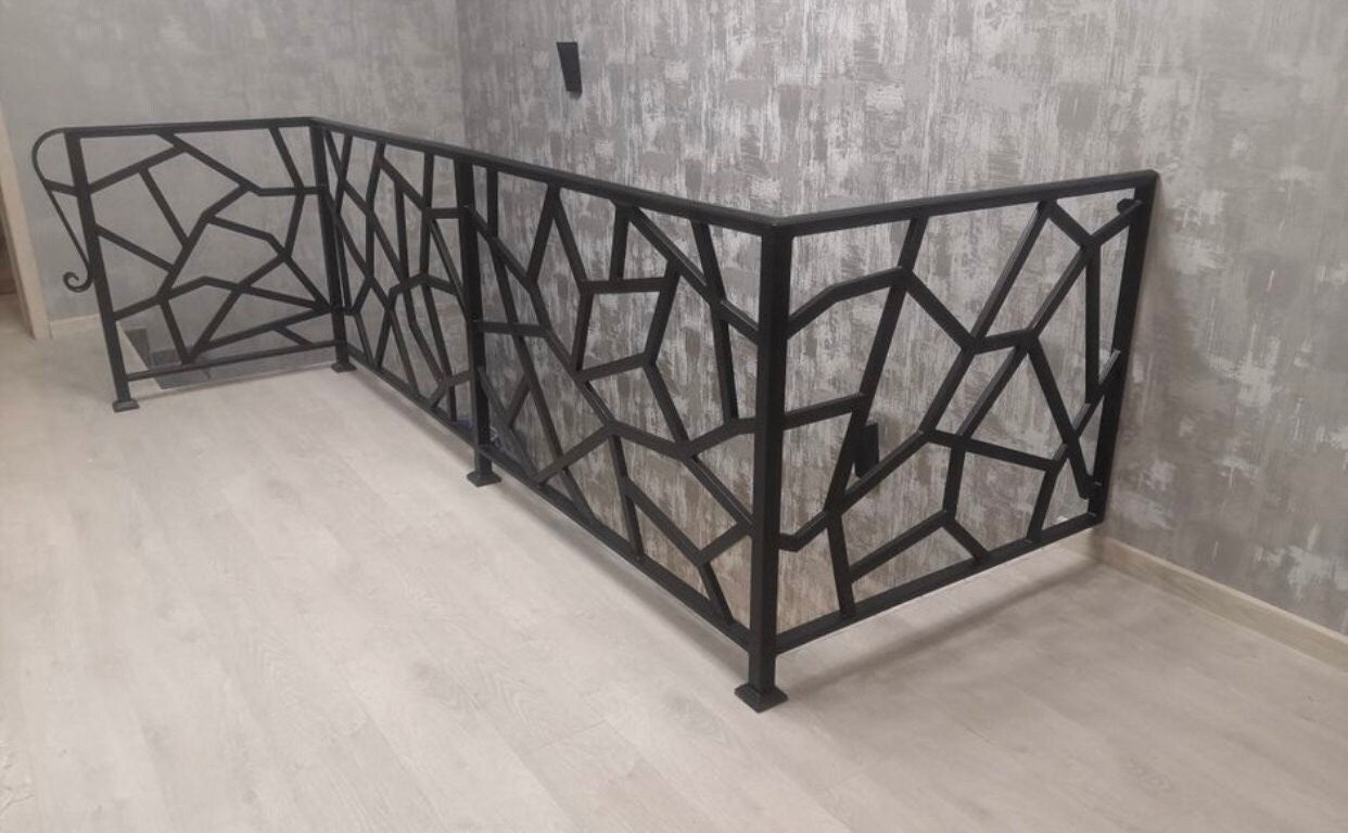 Stair railings, balcony decor, privacy screen, railing, handrail, birthday, Christmas, anniversary, iron gift, wedding, newlyweds, groom
