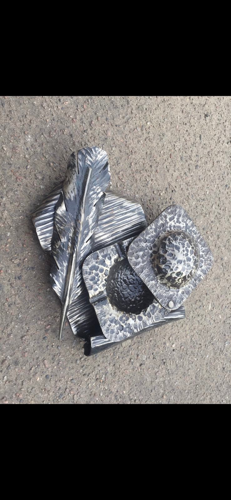 Ashtray, 6th anniversary, ash tray, iron gift, cigar, smoker accessories, cigar holder, gift for smoker, mens gift, anniversary, smoker art