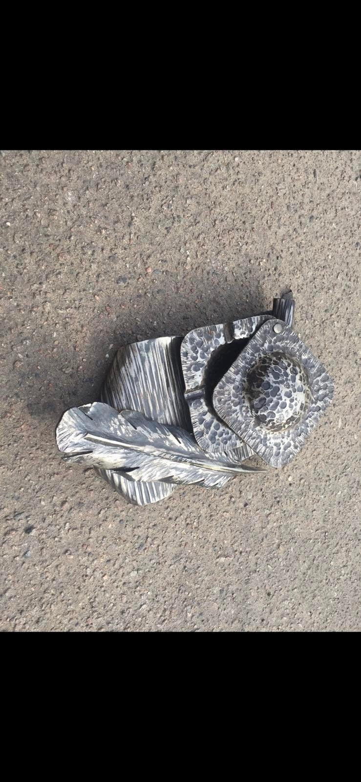 Ashtray, 6th anniversary, ash tray, iron gift, cigar, smoker accessories, cigar holder, gift for smoker, mens gift, anniversary, smoker art