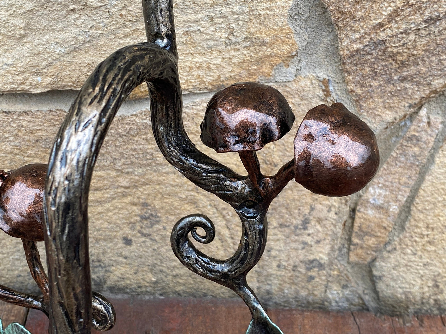 Door pull, fox, door handle, door, oak, acorn, forest, wild nature, Christmas, animal, mushroom, anniversary, iron gift, steel gift, mother