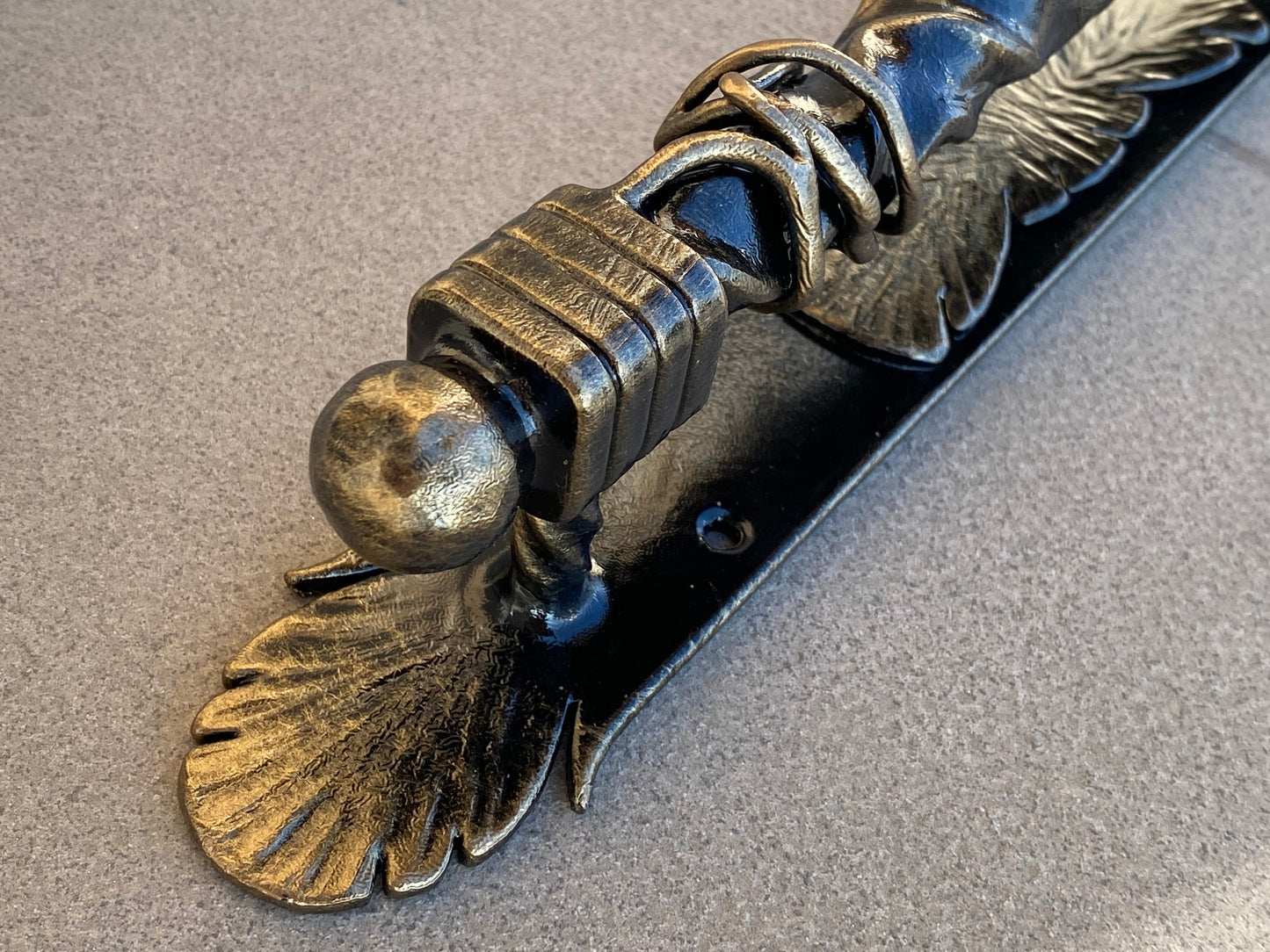 Door handle, garage, door pull, Fathers Day, Mothers Day, birthday, Christmas, new home, door, iron gift, wedding, groomsmen gift, groom