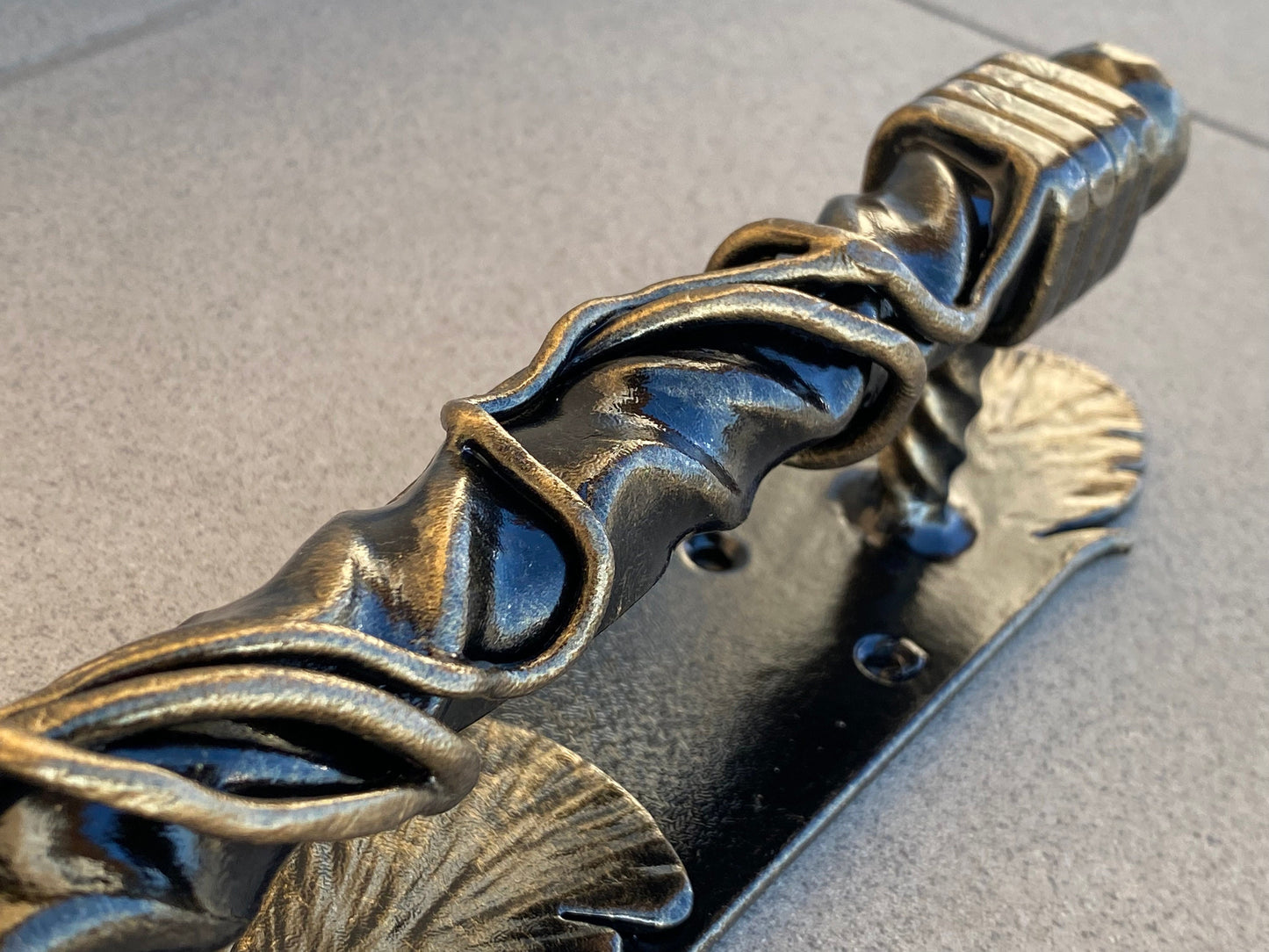 Door handle, garage, door pull, Fathers Day, Mothers Day, birthday, Christmas, new home, door, iron gift, wedding, groomsmen gift, groom