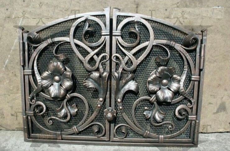 Fireplace door, oven, groomsmen, groom, mens gift, medieval, floral, military, Christmas, new house,anniversary,fireplace,wedding,bridesmaid