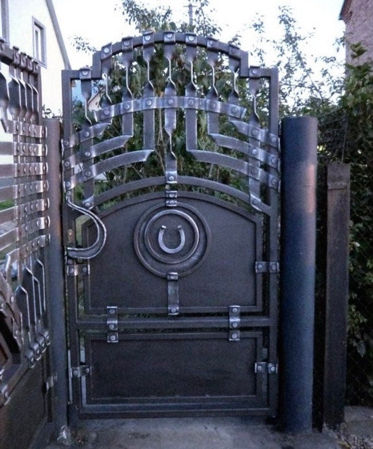 Wicket, gate, door, fence, yard, garden, balcony, privacy screen, railing, handrail, birthday, Christmas, anniversary, steel gift, new home