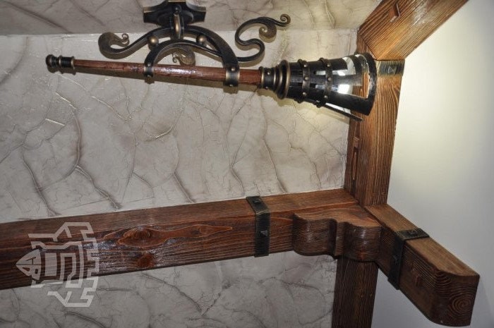 Wall sconce, viking, castle, medieval, Middle Ages, birthday, new home, 6th anniversary, anniversary gift, wall lamp, medieval sconce, lamp