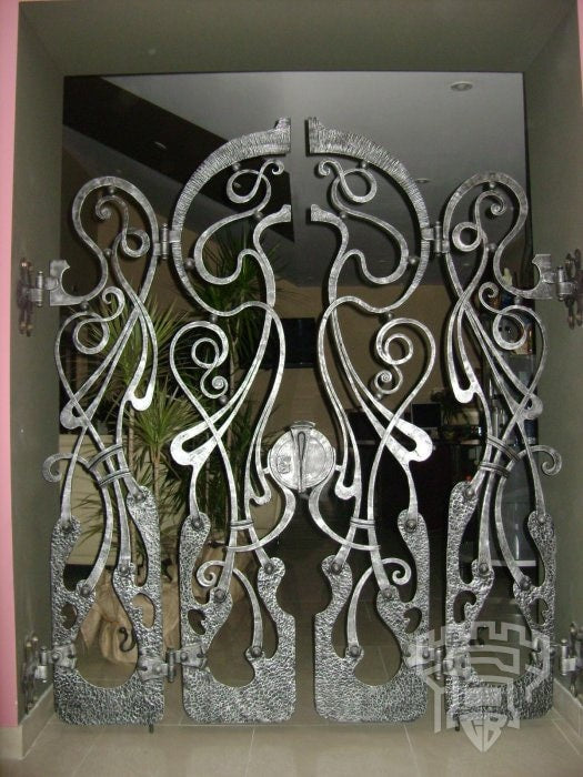 Balcony, terrace, wicket, gate, door, fence, yard, garden, privacy screen, railing, handrail, birthday, Christmas, anniversary, steel gift