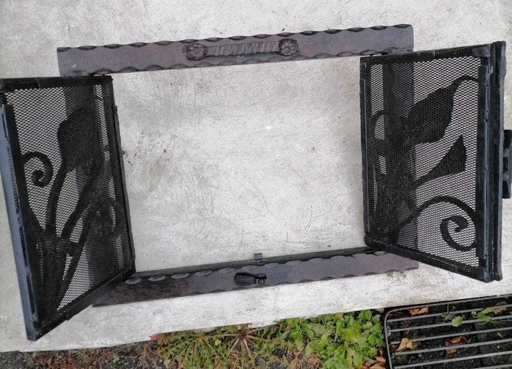 Oven door, furnace door, stove door, fireplace, birthday, Christmas, anniversary, iron gift, iron anniversary, fire poker, fireplace screen