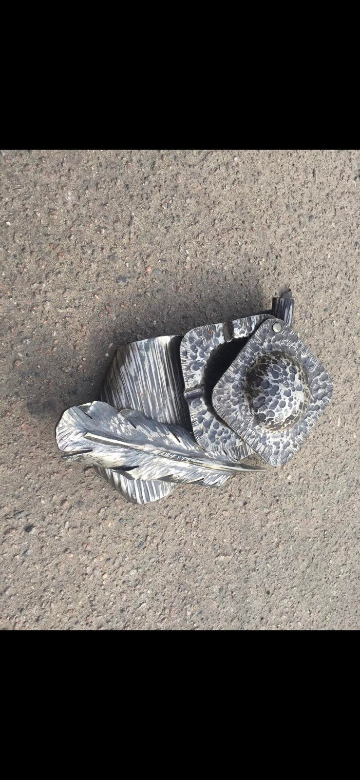 Ashtray, 6th anniversary, ash tray, iron gift, cigar, smoker accessories, cigar holder, gift for smoker, mens gift, anniversary, smoker art