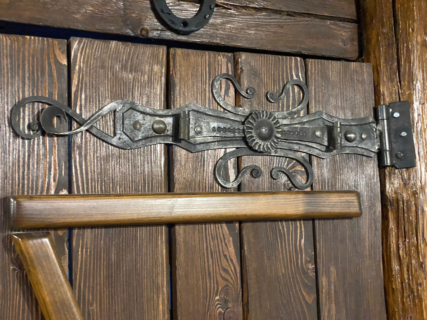 Hinges, strap hinge, latch, lock, hardware, steel gift, Fathers Day, birthday gift, 6th anniversary, moving gift, Christmas, gate, wicket