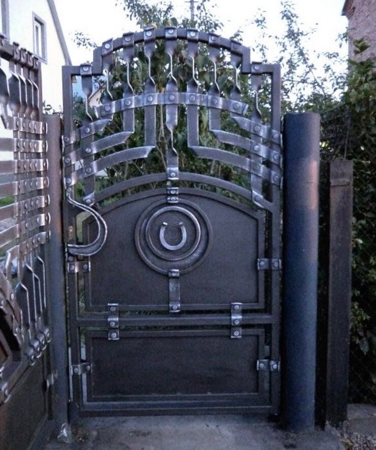 Wicket, gate, door, fence, yard, garden, balcony, privacy screen, railing, handrail, birthday, Christmas, anniversary, steel gift, new home