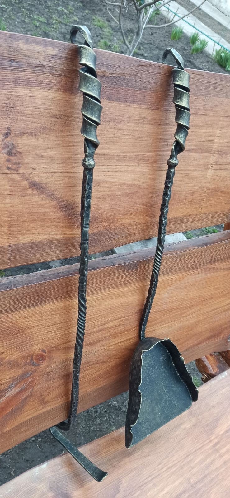 Fireplace tools, fireplace, fire poker, Fathers Day, medieval decor, groomsmen, grandpa, wedding, iron gift, anniversary,birthday,steel gift