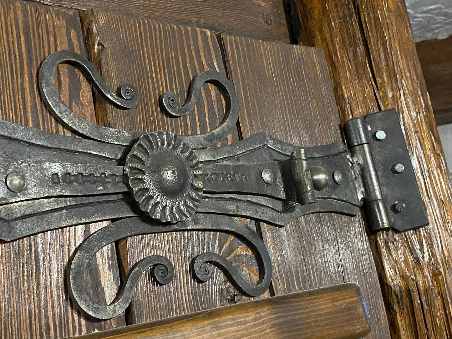 Hinges, strap hinge, latch, lock, hardware, steel gift, Fathers Day, birthday gift, 6th anniversary, moving gift, Christmas, gate, wicket