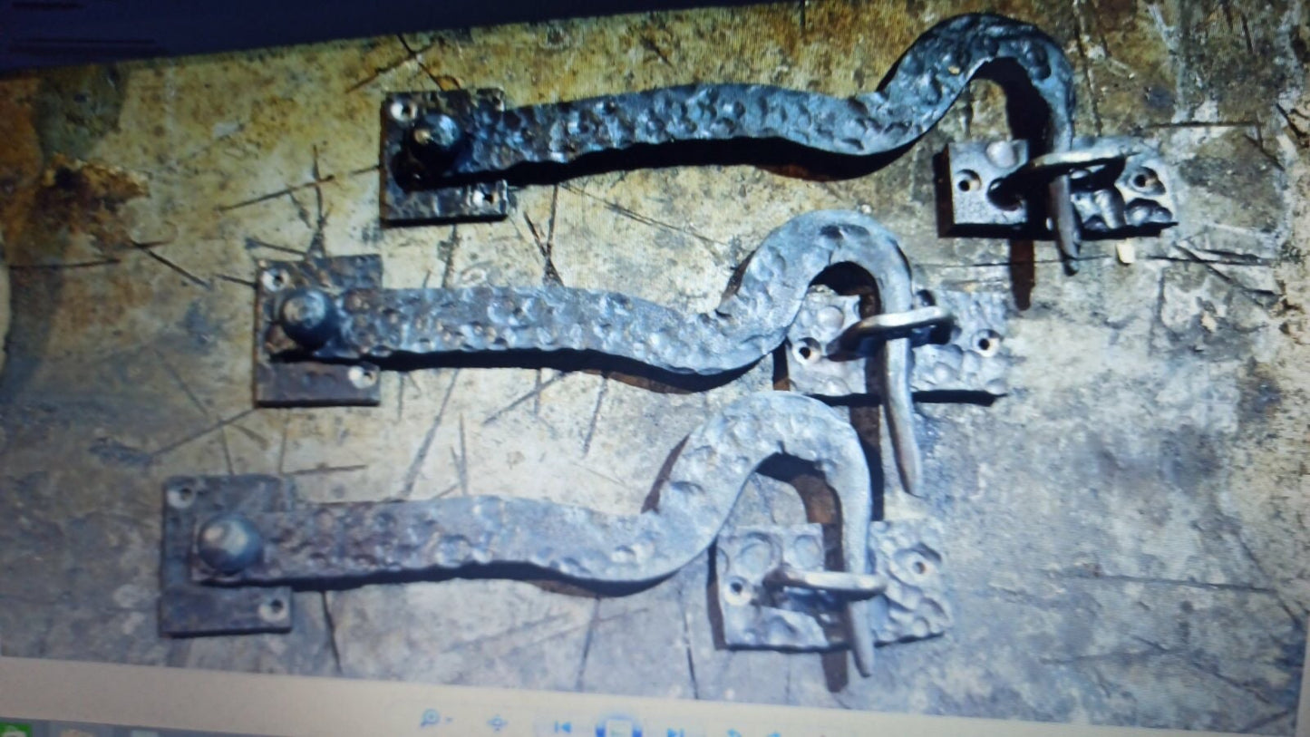 Latch, medieval, gate latch, Middle Ages, Christmas, barn door, farmhouse, garden, hardware, door handle, birthday, wedding,Fathers day,door