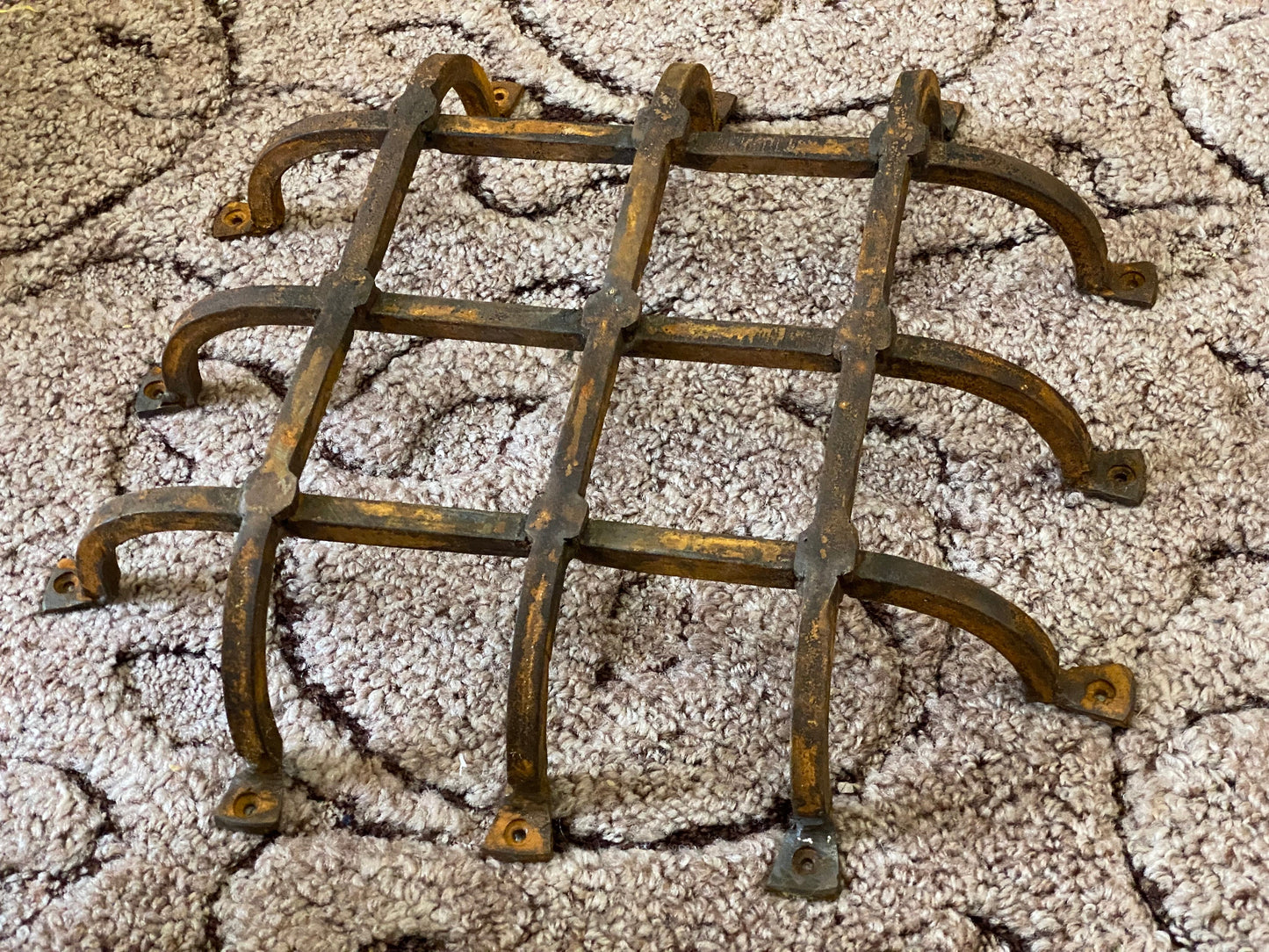 Door grille, grille, grate, grid, gate, grille bar, grate grill, entrance door, rustic, medieval, viking, antique, iron gift, steel gift