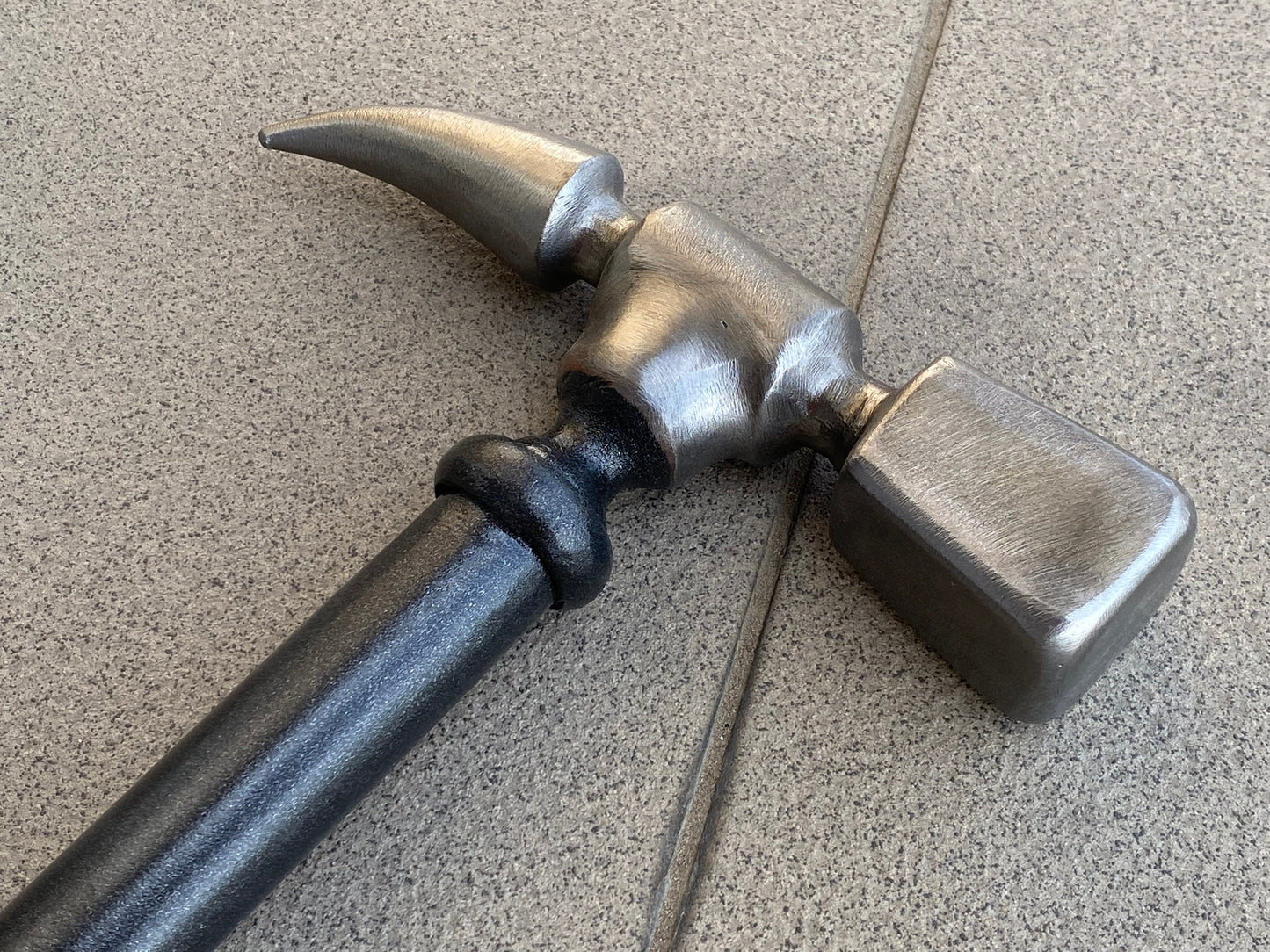 Walking cane, hammer, walking stick, cane, stick, steel gift, iron gift, war hammer, mens gifts,pension,travelers gift,grandfather,Christmas