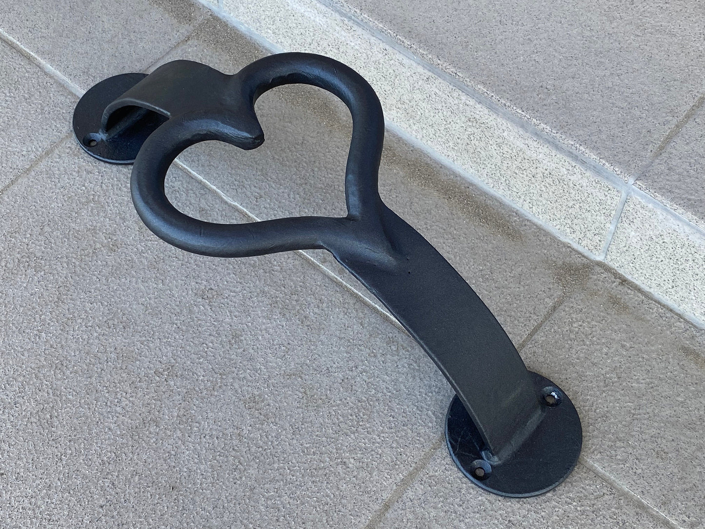 Door handle, door pull, heart, 6th anniversary, room decor, iron gift, barn, entrance, bathroom, birthday, engagement,betrothal,love,wedding