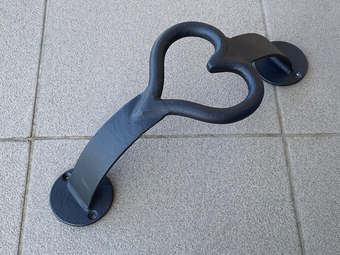 Door handle, door pull, heart, 6th anniversary, room decor, iron gift, barn, entrance, bathroom, birthday, engagement,betrothal,love,wedding