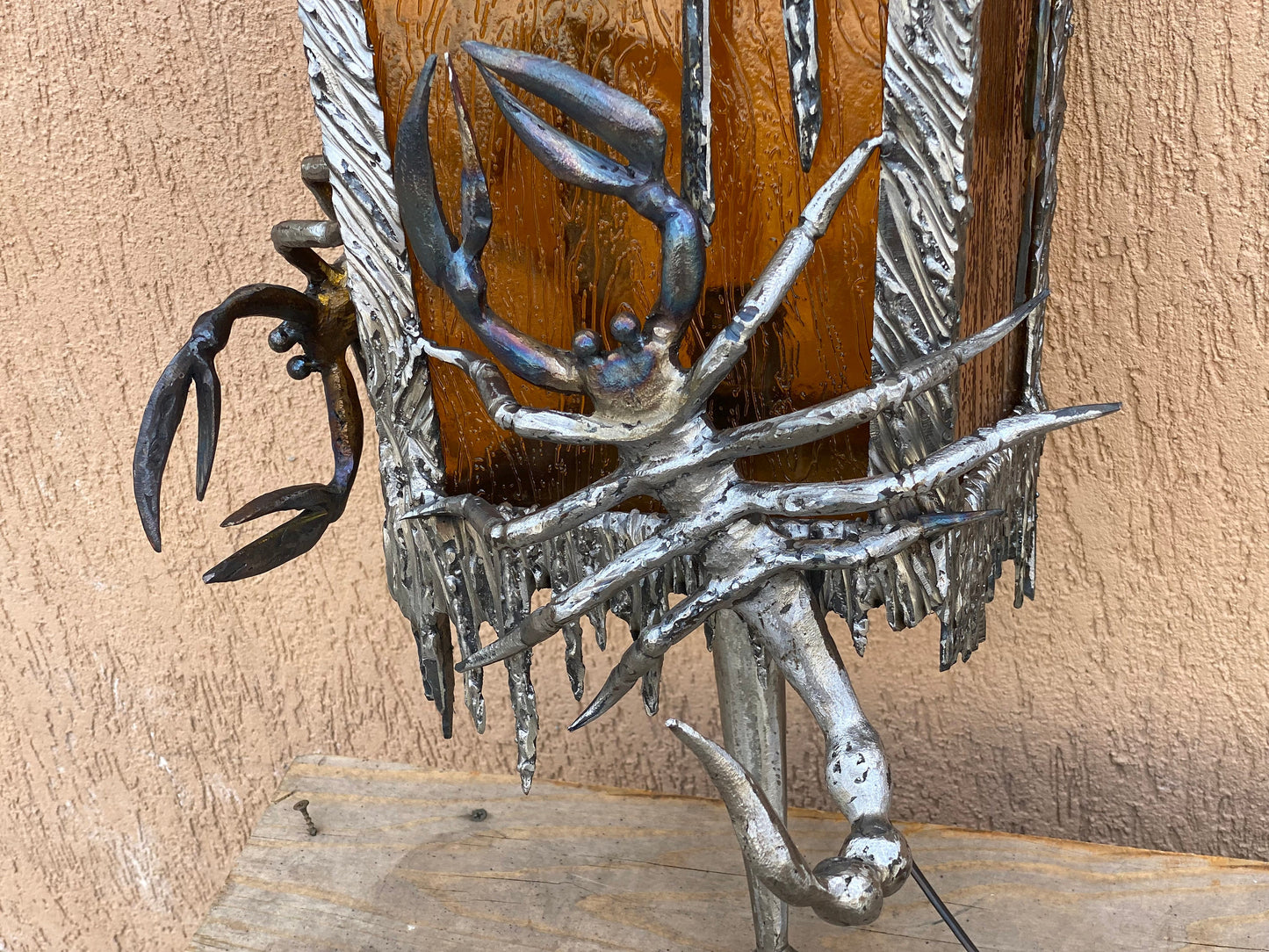 Wall lamp, scorpion, wall sconce, Halloween, birthday, Christmas, skull, grave, cemetry, coffin, military, crematorium, grief, funeral