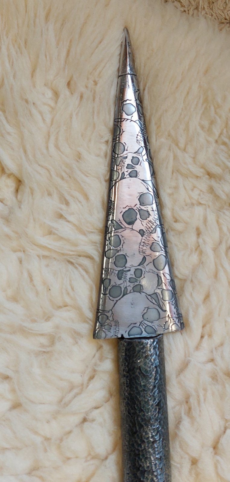 Axe, spear, skull, skeleton, viking, mens gift, Halloween, iron gift, steel gift, birthday, anniversary,Christmas,military,Father,graduation