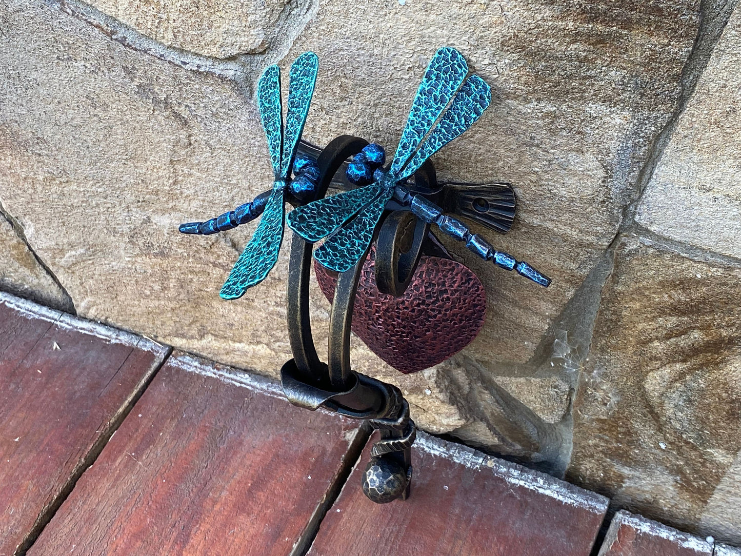 Door handle, dragonfly, heart, birthday, Christmas, door pull, wild nature, love sign, wedding, bridesmaid, anniversary, barn, bride, groom