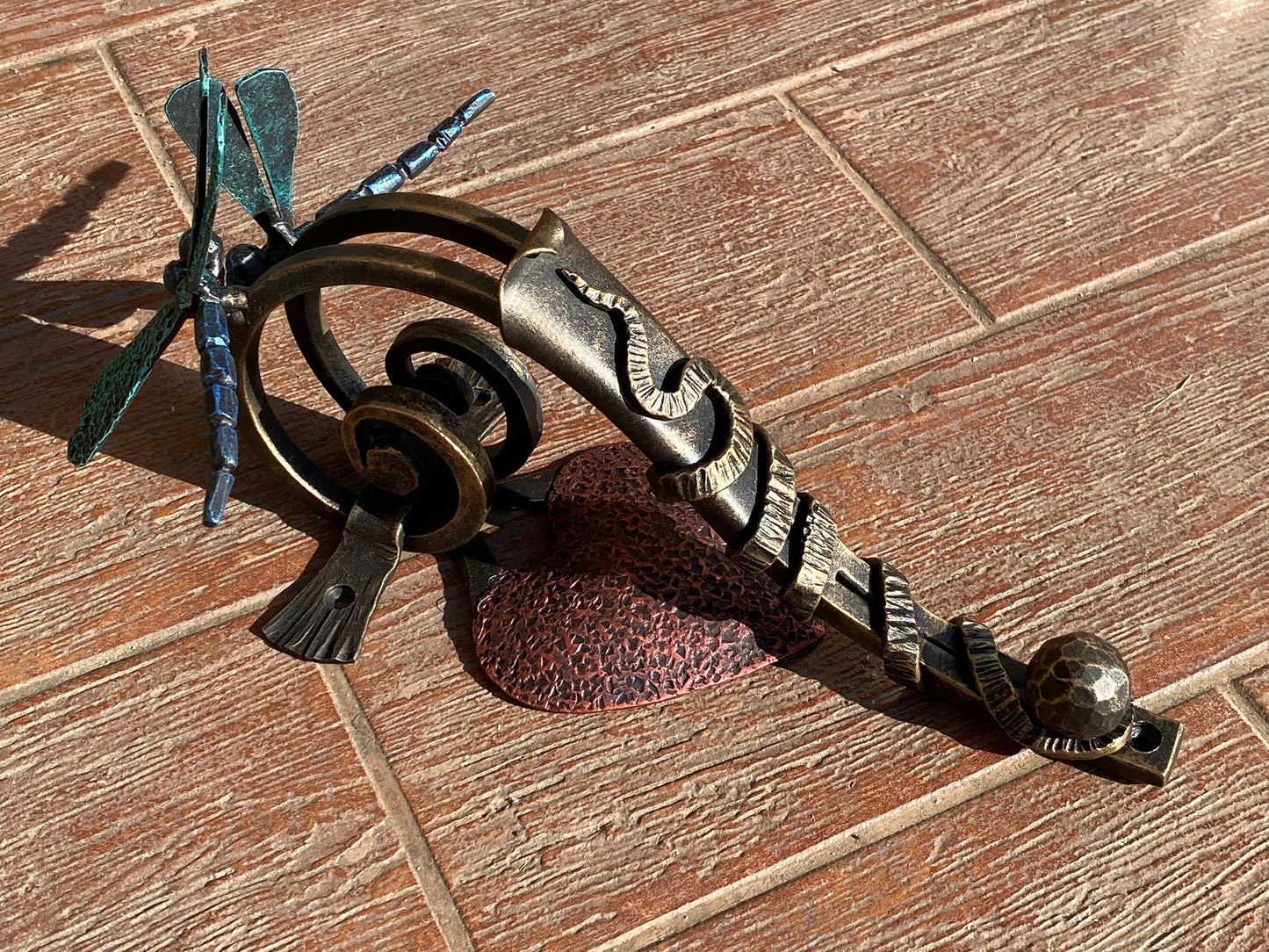 Door handle, dragonfly, heart, birthday, Christmas, door pull, wild nature, love sign, wedding, bridesmaid, anniversary, barn, bride, groom