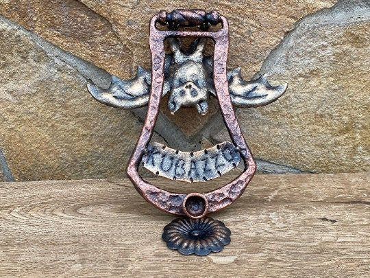 Personalized door knocker, door knocker, bat, knocker, entryway, animal, bird, wild nature, door handle, Christmas, birthday, door, cave