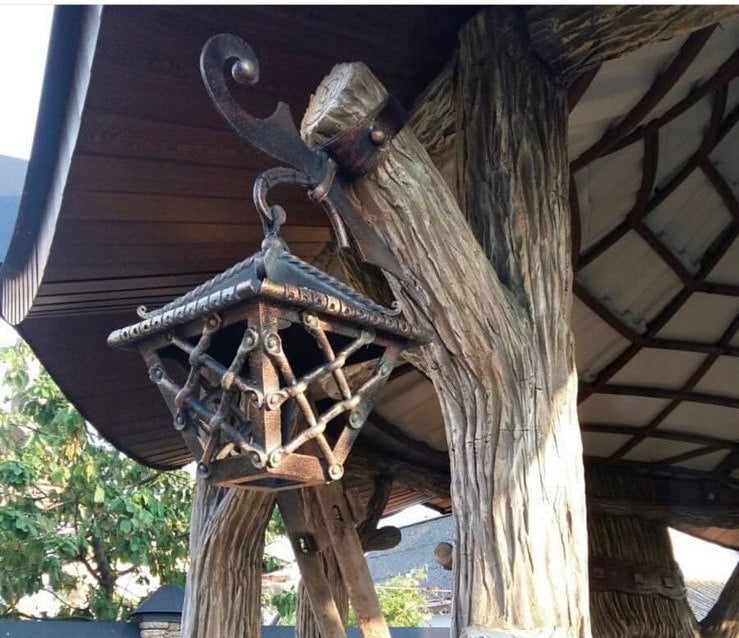 Wall sconce, rustic, sconce, viking, midcentury, medieval, garden, yard, torch, birthday, Christmas, anniversary, personalized gift, mother