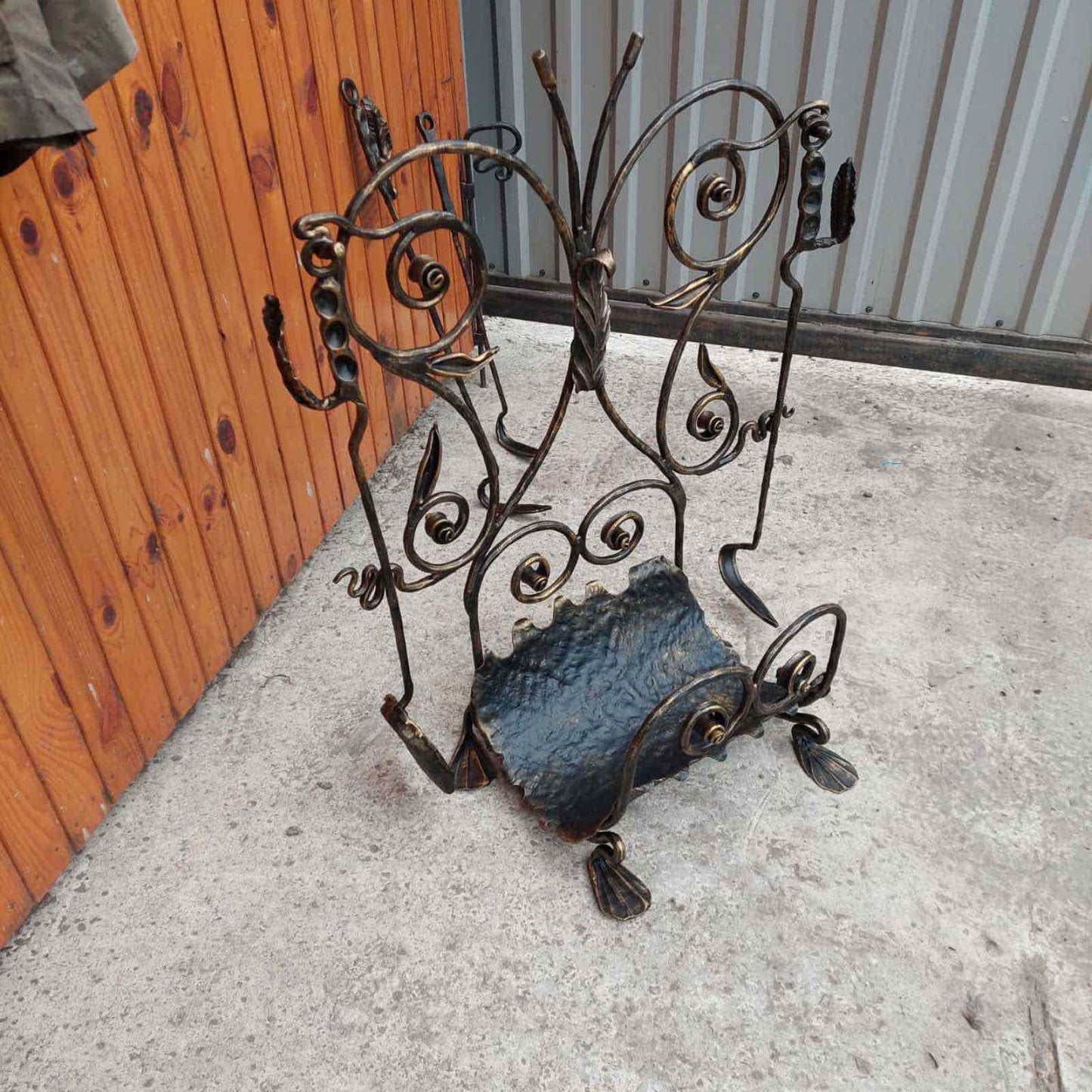 Fireplace tools, firewood holder, fire poker, fireplace, iron gift, birthday, anniversary, Christmas, Fathers Day, mens gift, grandpa,daddy