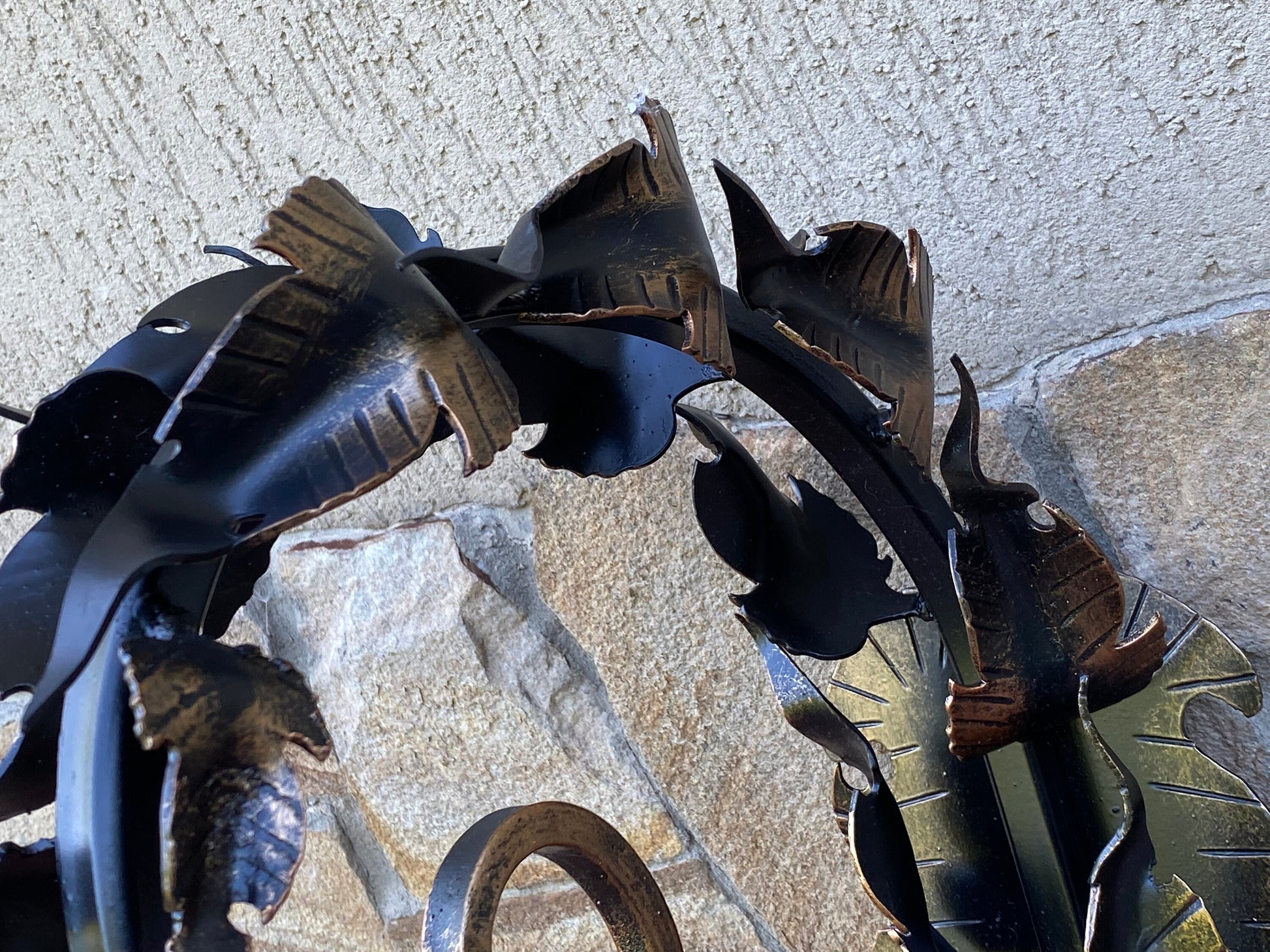 Planter hook, hook, wall hook, leaves, plant hanger, hanger, plant holder, 6th anniversary gift, flowerpot, iron gift, birthday, Mothers Day