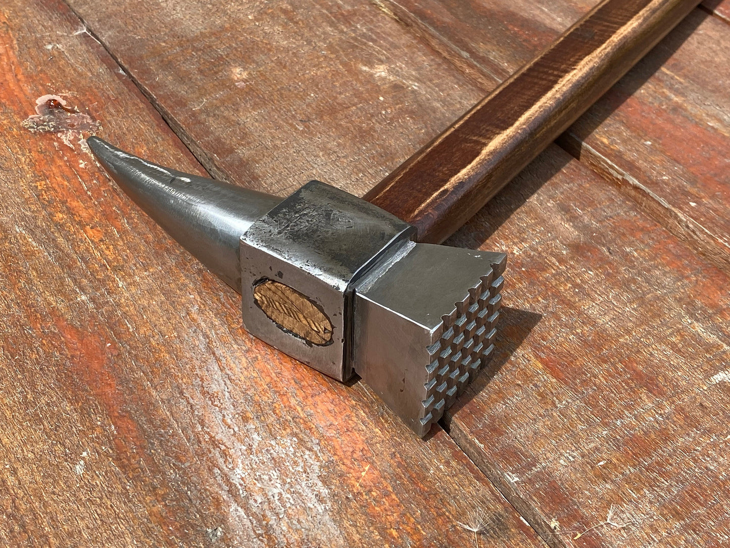 Walking cane, personalized gift, hammer, walking stick, cane, stick, steel gift, iron gift, war hammer, mens gifts, pension, travelers gift