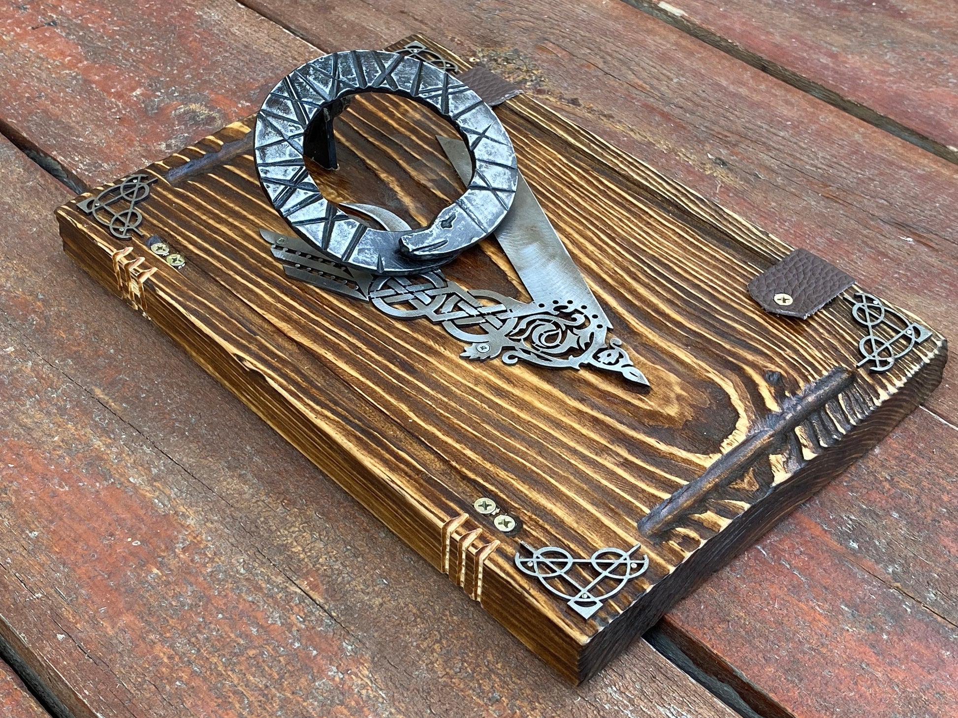 Axe holder, viking axe, viking hatchet, axe, mens gift, viking, wooden gift, birthday, Christmas, anniversary, iron gift, steel gift, daddy