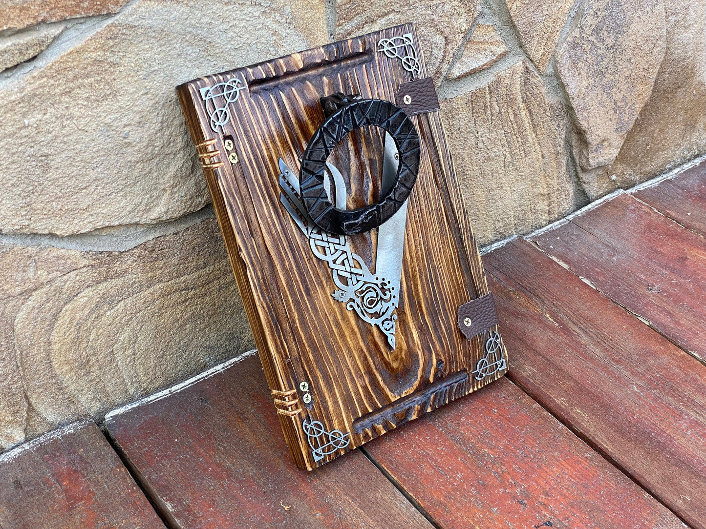Axe holder, viking axe, viking hatchet, axe, mens gift, viking, wooden gift, birthday, Christmas, anniversary, iron gift, steel gift, daddy