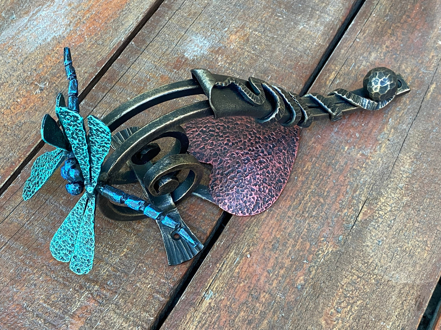 Door handle, dragonfly, heart, birthday, Christmas, door pull, wild nature, love sign, wedding, bridesmaid, anniversary, barn, bride, groom