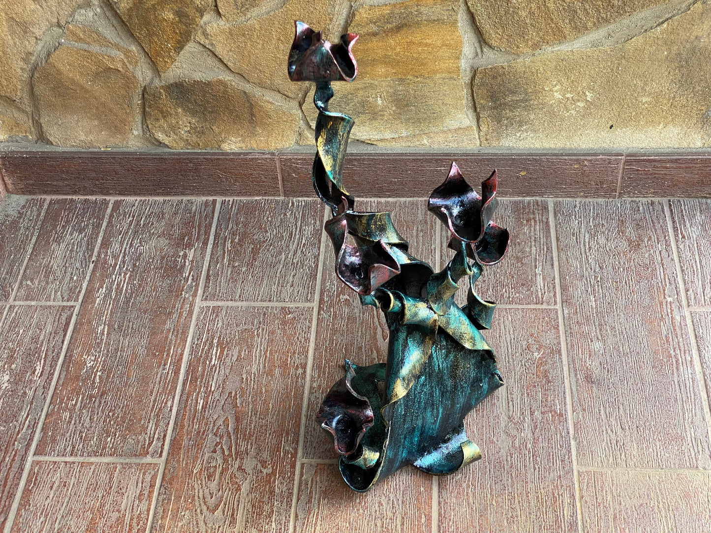 Candle holder, iron anniversary, steel anniversary, candle, candlestick, blacksmith, candlestick holder, Christmas, anniversary, Mothers Day